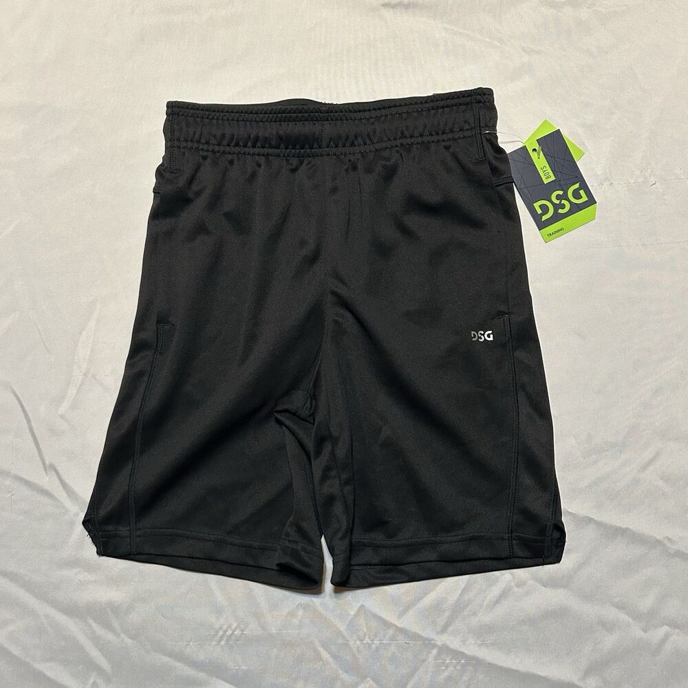 NEW DSG Boy's All Purpose Training Shorts Black Regular Size Small Casual